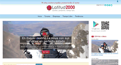 Desktop Screenshot of latitud2000.com